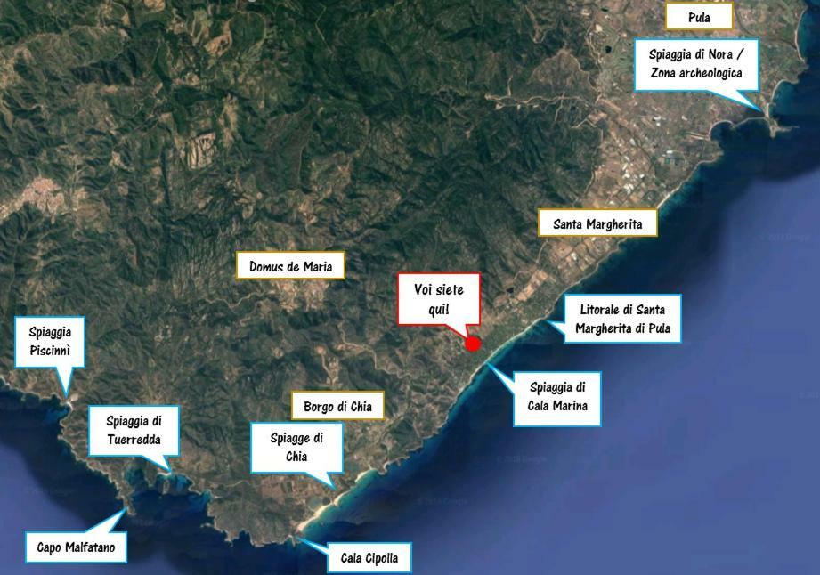 Willa Capo Blu - Santa Margherita Di Pula Zewnętrze zdjęcie